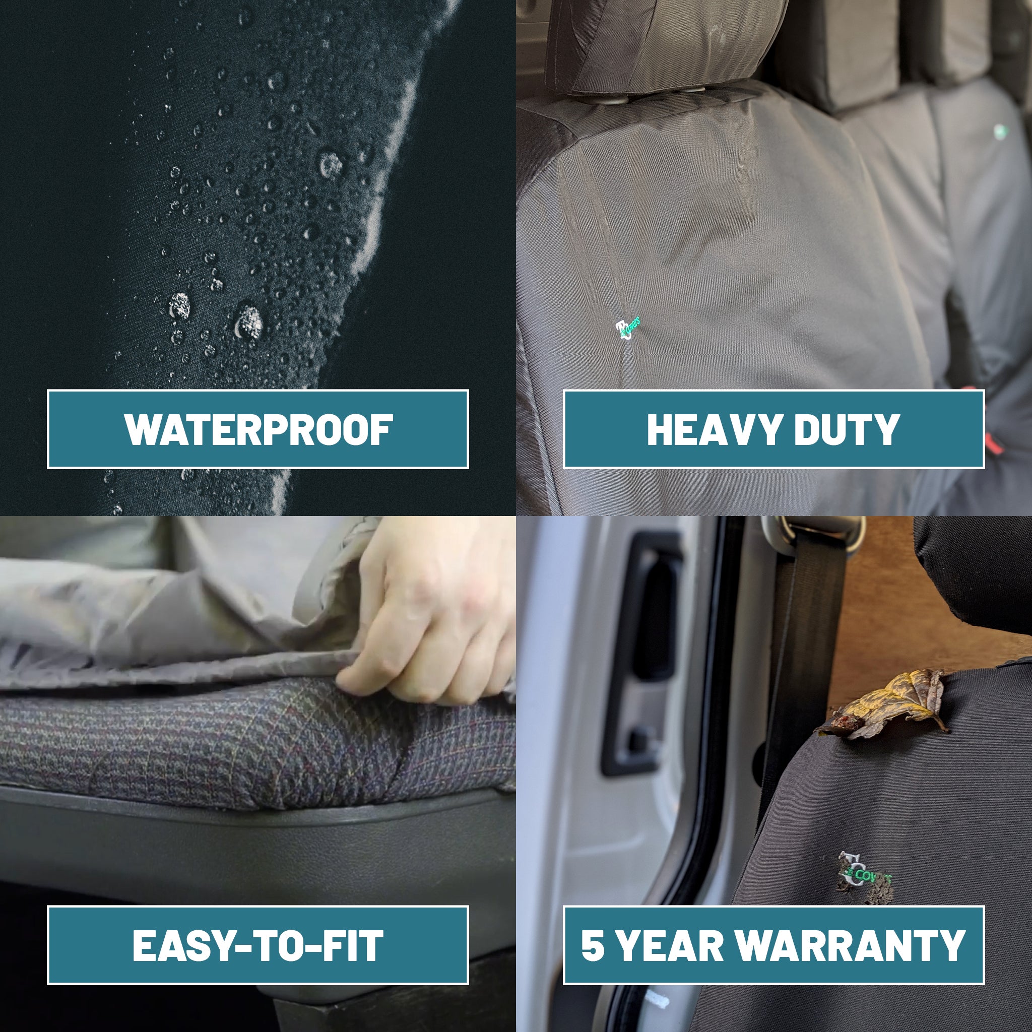 Waterproof Car Van Seat Covers Town Country Covers