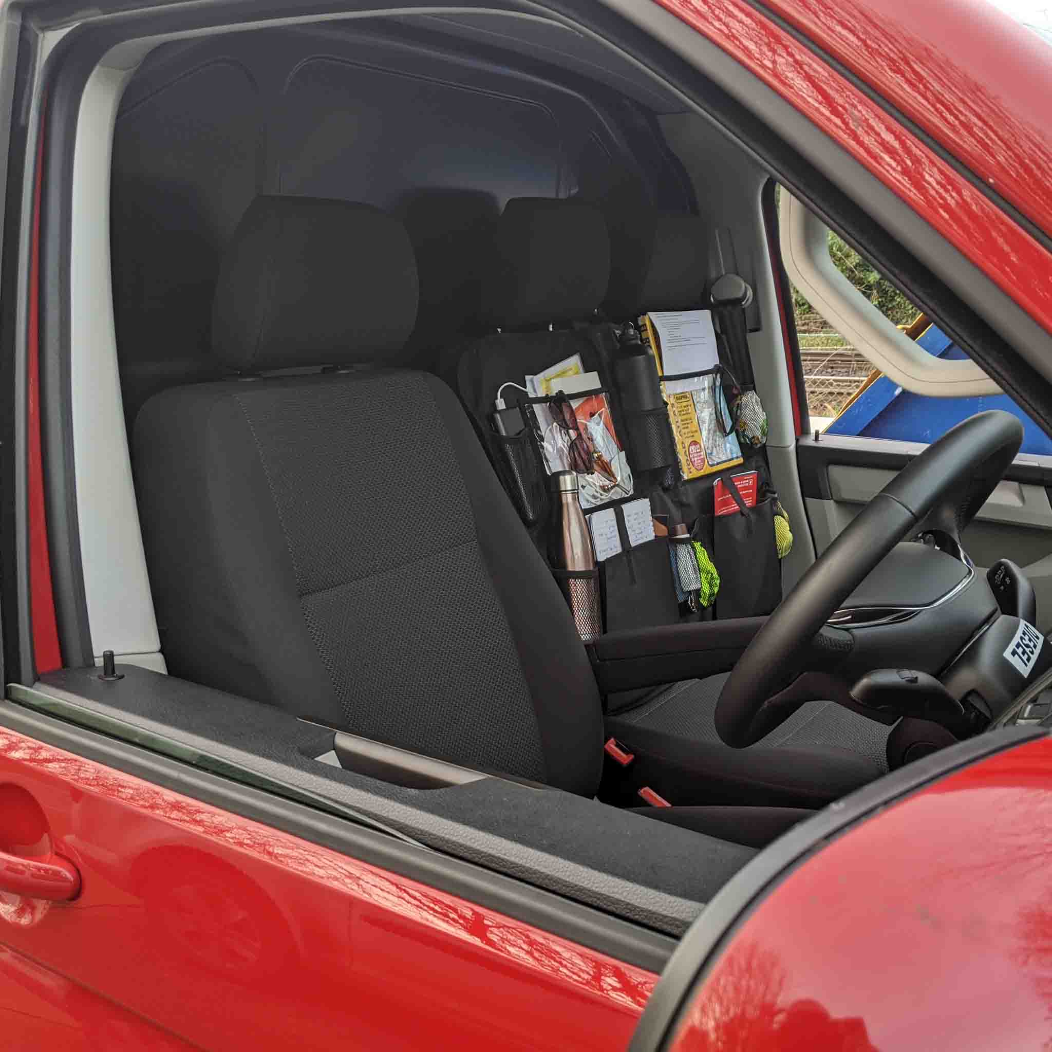 Front seat organiser best sale